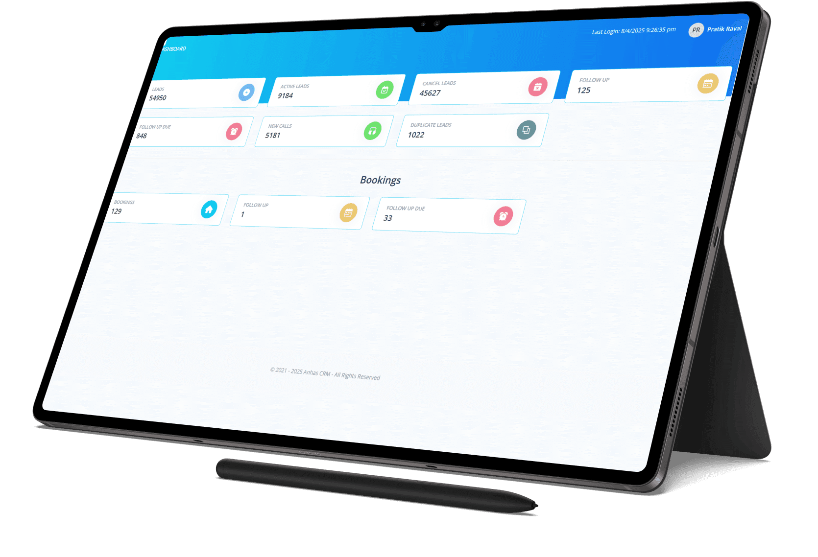 Real Estate CRM Dashboard
