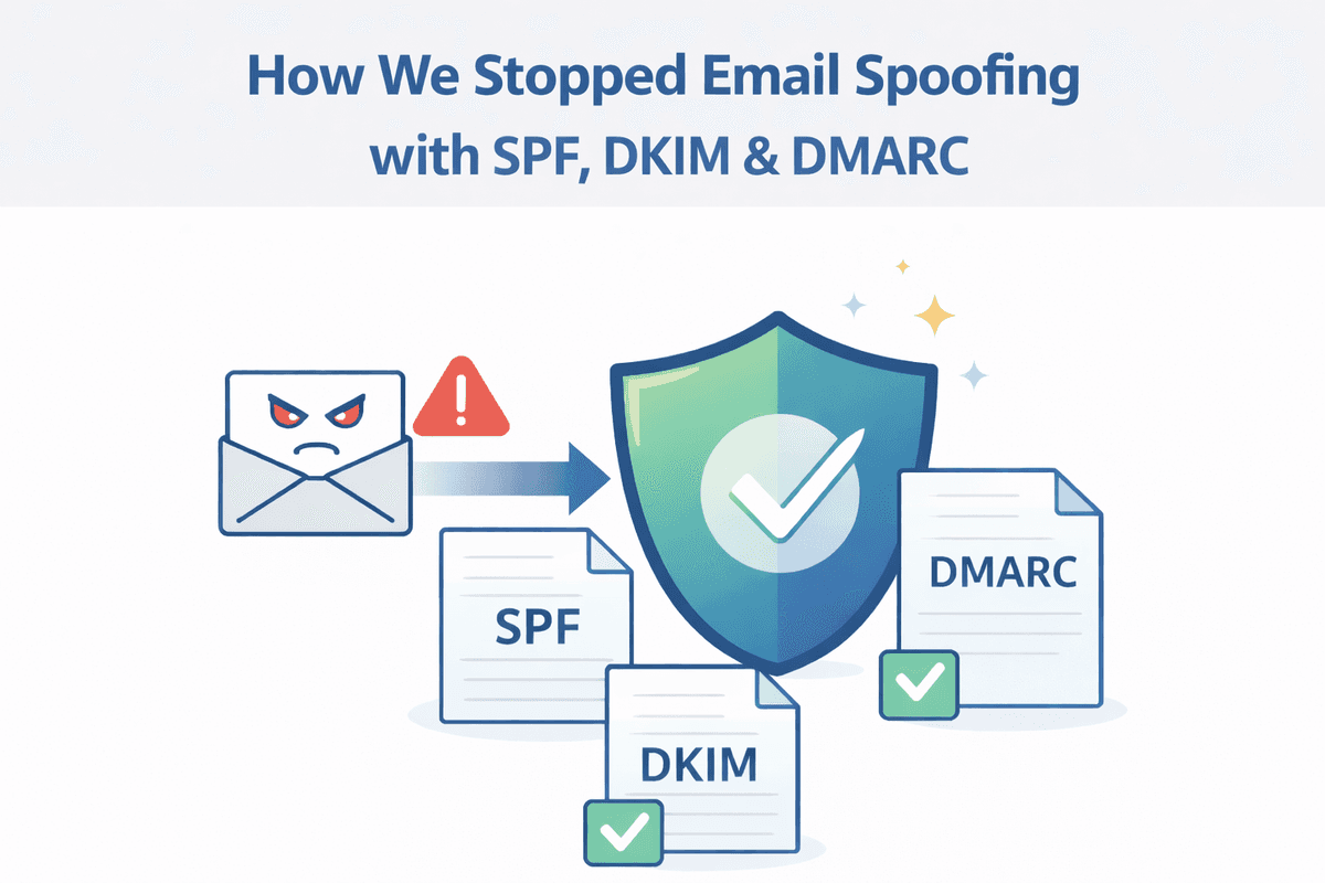 How We Stopped Email Spoofing with SPF, DKIM & DMARC (Real Case Study)
