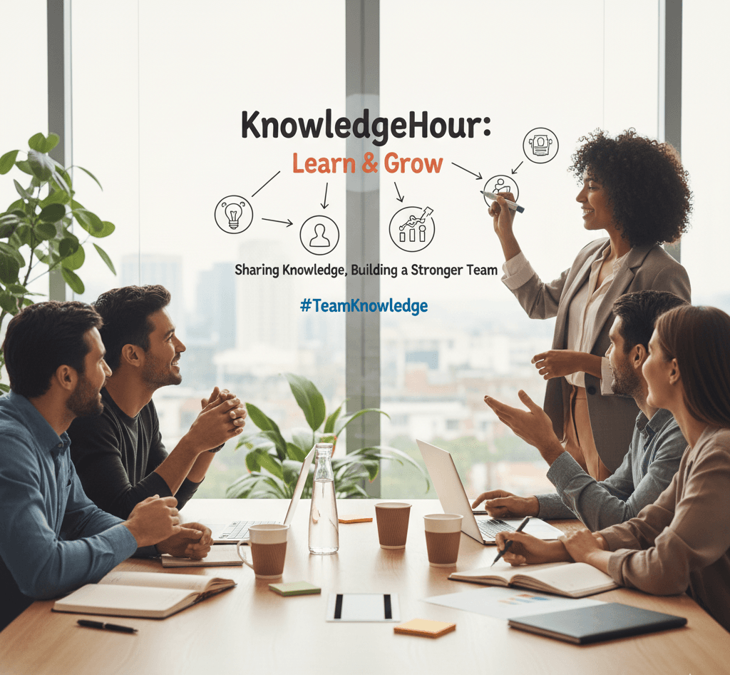 Sharing Knowledge, Inspiring Growth - How Our Monthly #KnowledgeHour Builds a Stronger Team