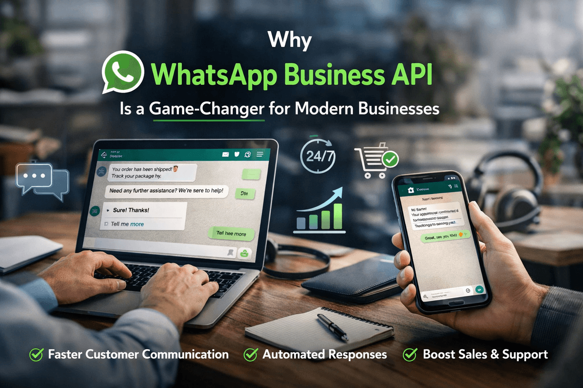 Why WhatsApp Business API Is a Game-Changer
for Modern Businesses